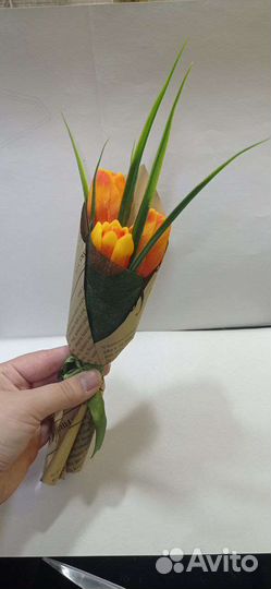 Букет цветов из мыла