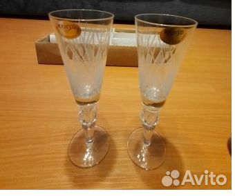 Бокал фужер хрустальный