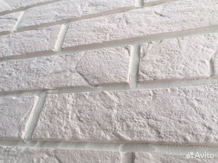 Гипсовая плитка «Скала» белая