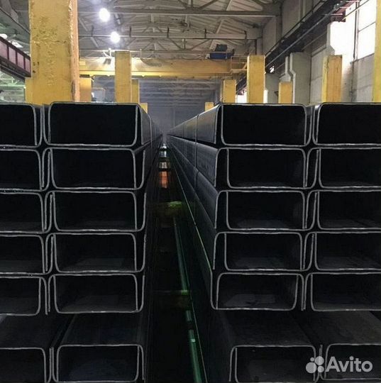 Швеллер гнутый 100х50х4 длина 12м Ст3