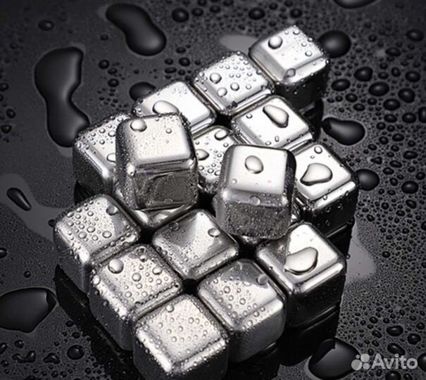 Металлические кубики для охлаждения напитков