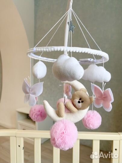 Мобиль из фетра новый ручная работа