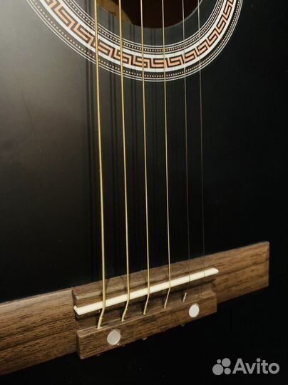 Акустическая Гитара на широком грифе + Ремень