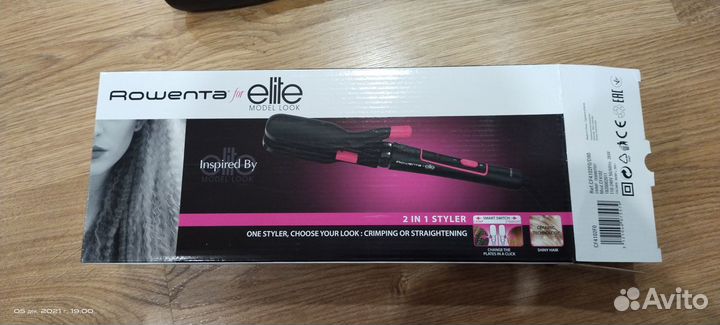 Мультистайлер-гофре Rowenta Crimper 2 в 1 Elite CF