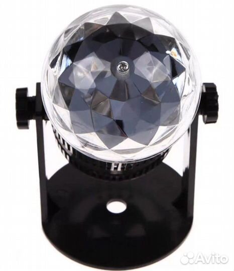 Диско шар светодиодный, вращающийся. Новый