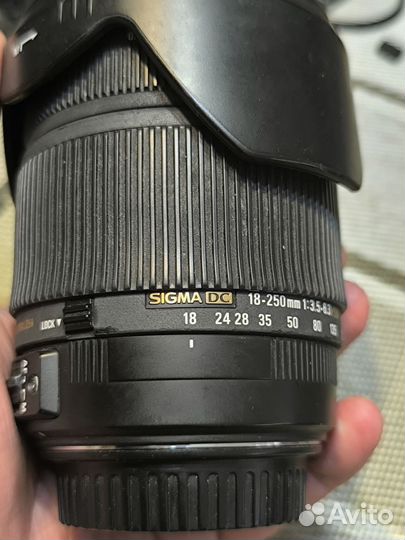 Sigma 18-250mm f/3.5-6.3 canon