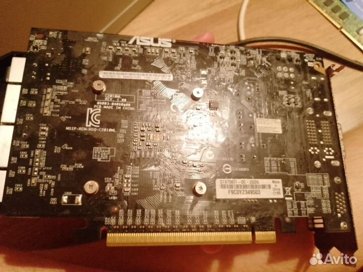 Видеокарта gtx 750ti 2gb