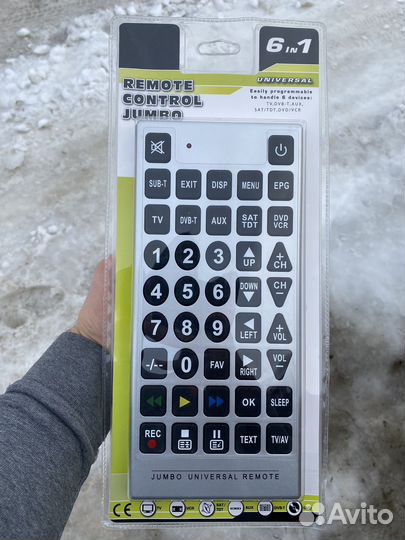 Универсальный пульт jumbo