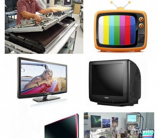 Ремонт Тв.,Подсветки ЖК у Вас дома с гар.до12мес