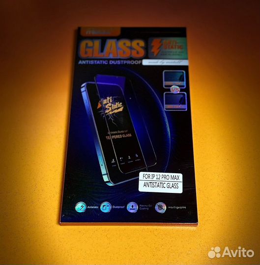 Защитное стекло на iPhone 12 pro max mietubl