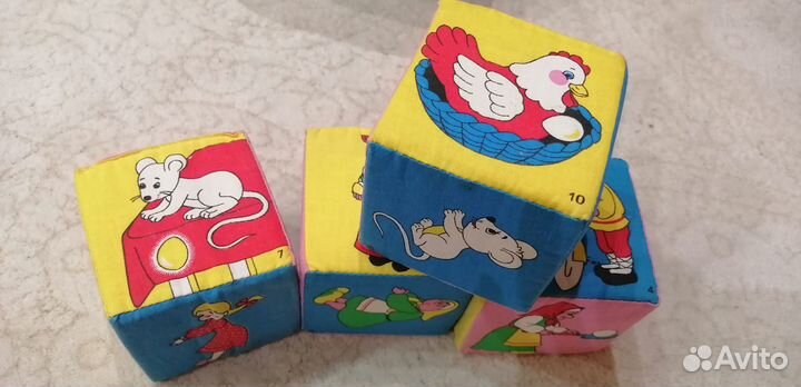 Мягкие кубики для малышей