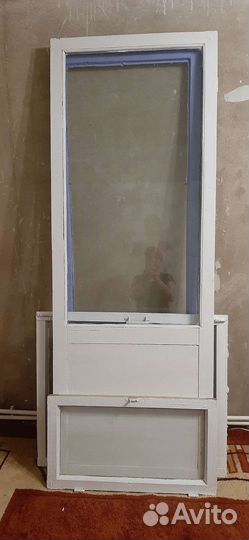 Балконная двери и окна деревянные