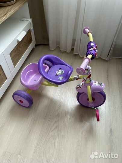 Трехколесный велосипед для девочки розовый