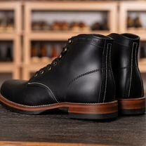 Кожаные ботинки в стиле Red Wing black