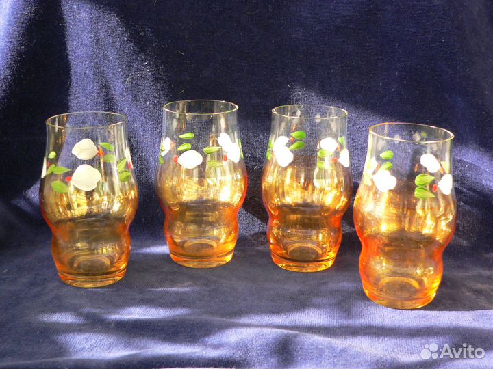 Стаканы и бокалы фужеры. Стекло и хрусталь СССР