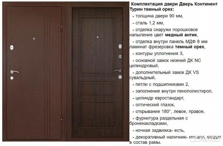 Входные двери в наличии с установкой