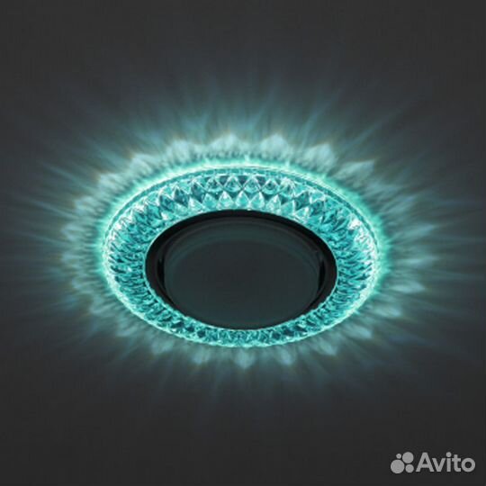 Светильник DK LD23 BL2/WH с LED-подсветкой, GX53