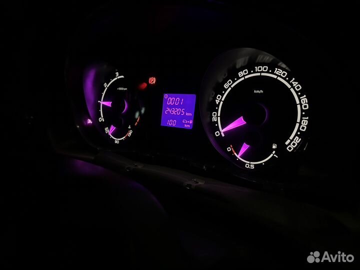 Пересвет приборной панели