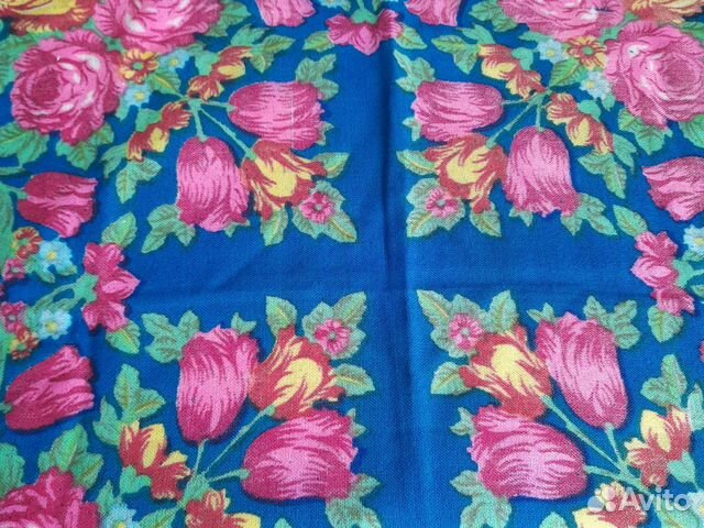 Платки из СССР шерсть б/у