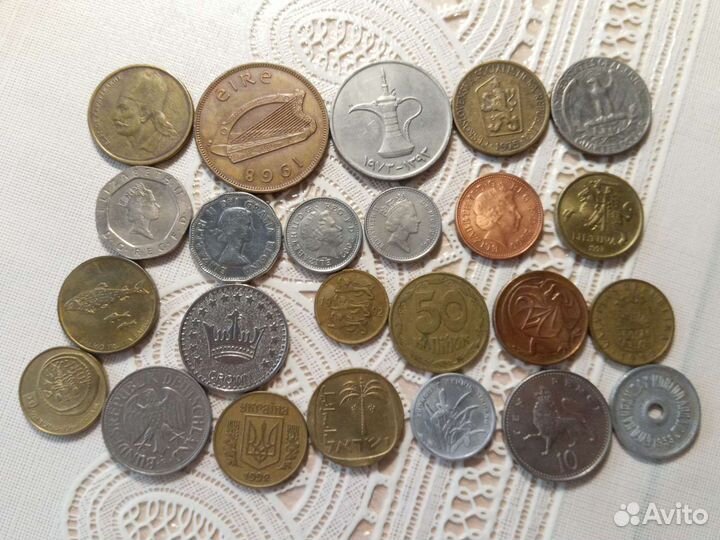 Коллекция иностранных,зарубежных монет