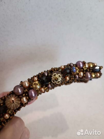 Заколка ручной работы новая