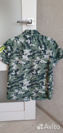 Рубашка на мальчика 158