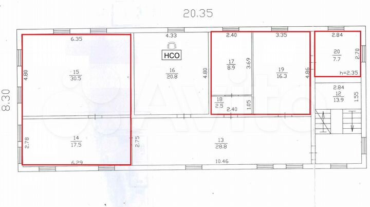 Офис в с. Уват, 83.4 м²