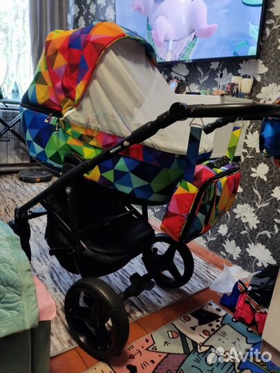 Коляска 2 в 1 adamex reggio