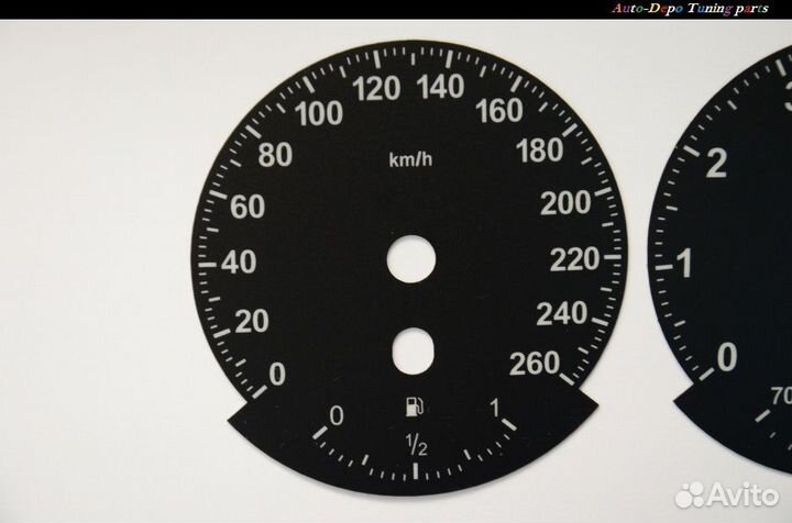 BMW 6 E63 (03-10) Европейские шкалы приборов