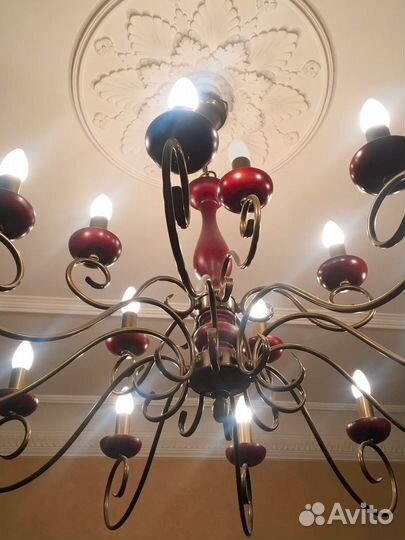 Люстра потолочная винтаж