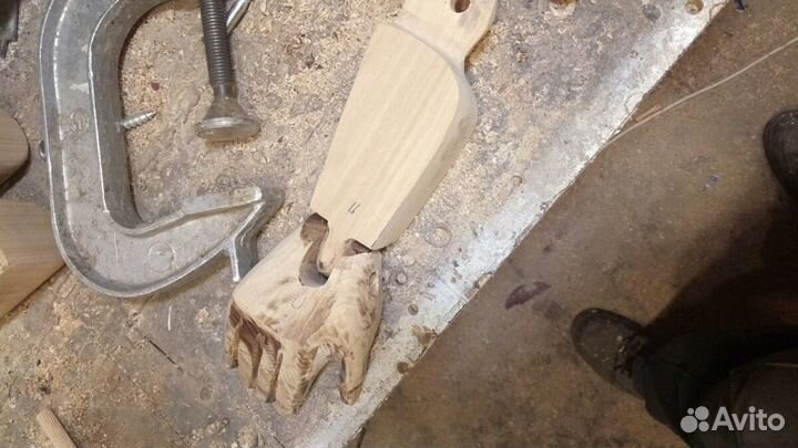 Буратино из дерева. Ручная работа