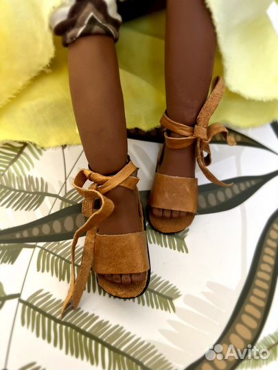 Кукла из запекаемого пластика ручной работы