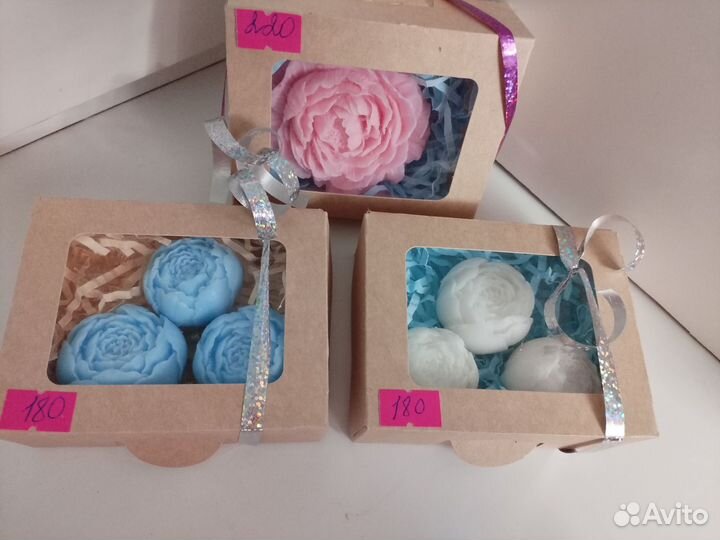 Мыло ручной работы букеты