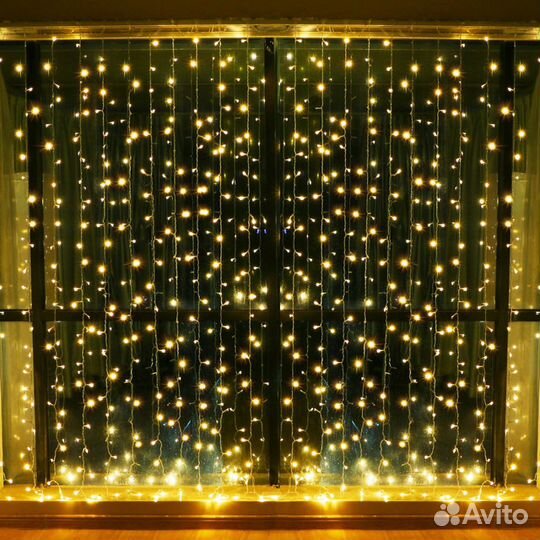 Гирлянда штора