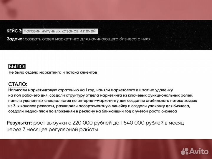 Отдел маркетинга под ключ, увеличение продаж
