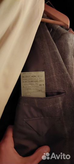 Мужской шерстяной костюм, брюки и жилетка