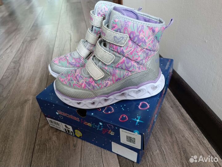 Ботинки детские Skechers lights 32р