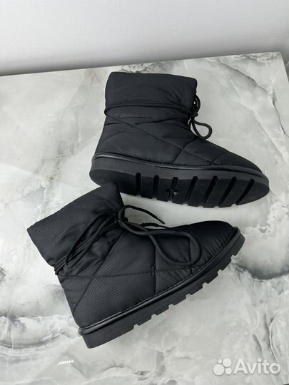 Дутики Zara натуральная шерсть