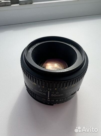 Объектив nikon 50mm f 1 8