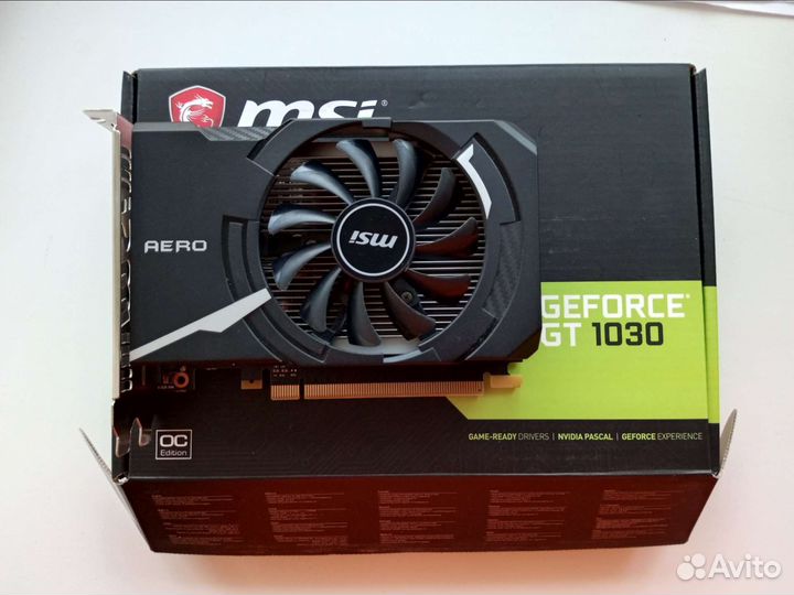 Видеокарта gt 1030 aero