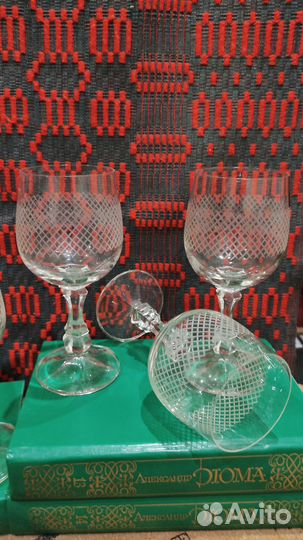 Стеклянные советские фужеры