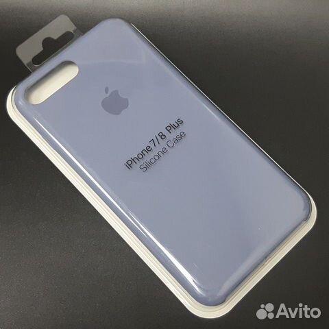 Силиконовый чехол на iPhone 7 / 8 plus сиреневый