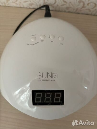 Лампа для сушки ногтей UV/LED SUN 5,с дисплеем