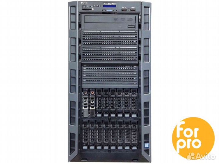 Сервер dell T630 16SFF 2xE5-2667v4 64GB, H730
