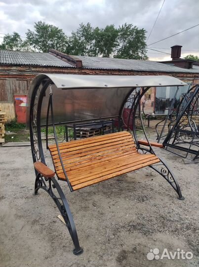 Садовая навесная качель 