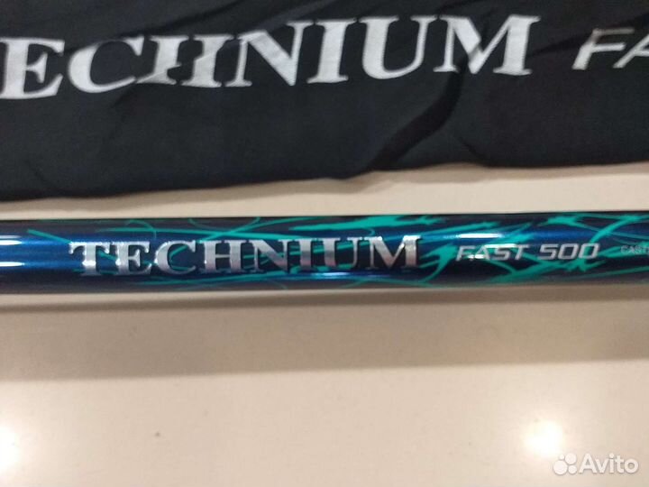 Удочка shimano technium fast 500 с кольцами новая