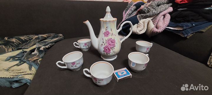 Новый. Чайный кофейный сервиз на 6 персон