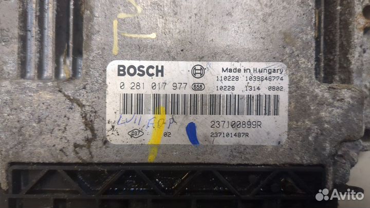 Блок управления двигателем Renault Master 2010