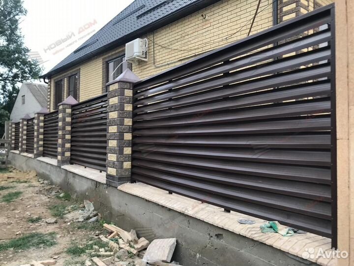 Забор жалюзи Еврозабор