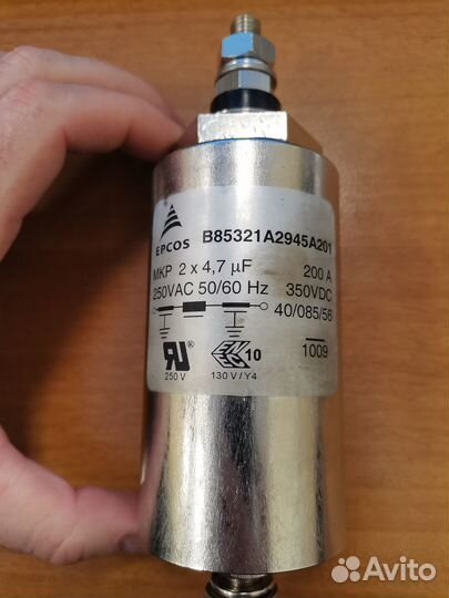 Конденсатор epcos b85321a2945a201